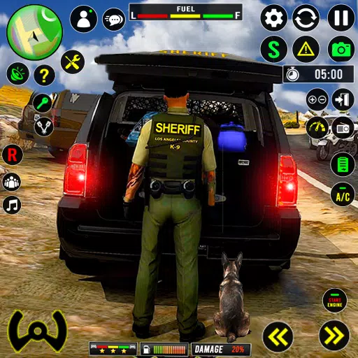 Real Police Chase Simulator 3d ကိုဖန်သားပြင်0