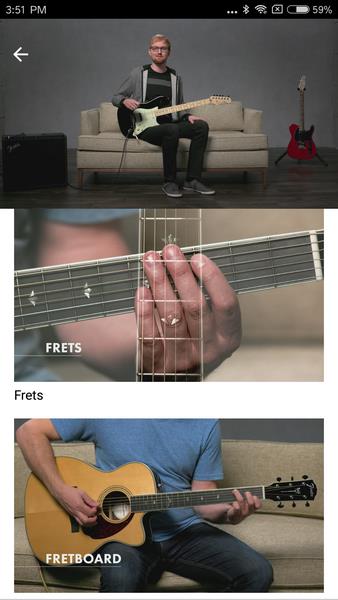 Fender Play - Learn Guitar zrzut ekranu 1