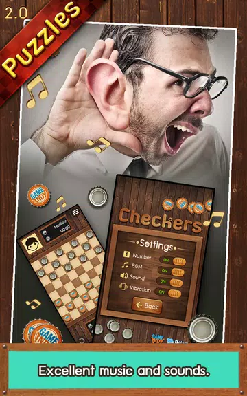 Thai Checkers - Genius Puzzle Tangkapan skrin 1