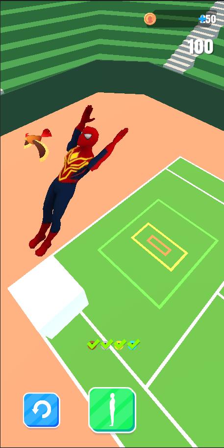 Superhero Flip Jump: Sky Fly Captura de pantalla 1