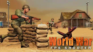 World War Army: War Duty Games Captura de pantalla 2