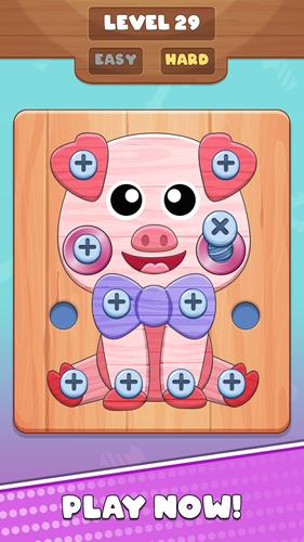 Nuts & Bolts Screw Puzzle captura de pantalla 2