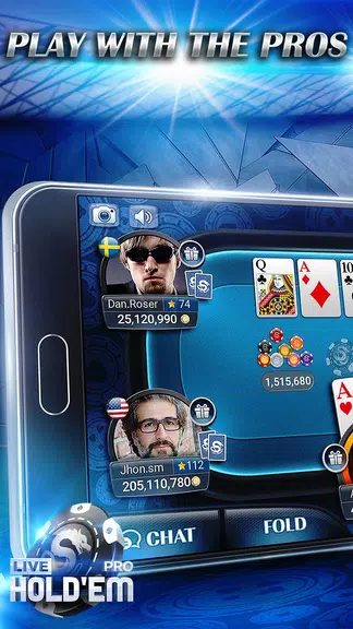Live Hold’em Pro Poker screenshot 0