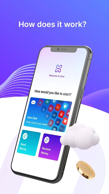 Xare - Share Debit,Credit card screenshot 2