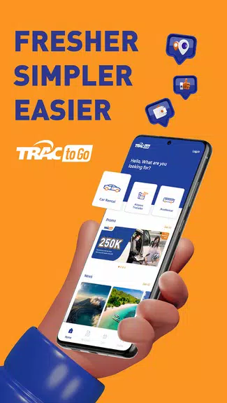 TRACtoGo: Rental Mobil & Busスクリーンショット0