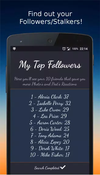 Likes/Followers/Liker Friends Profile for Facebook ảnh chụp màn hình 2