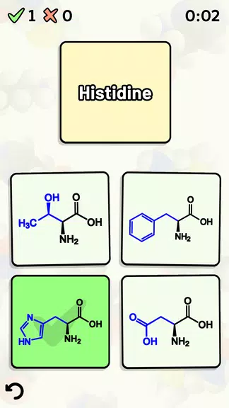 Amino Acid Quiz 스크린샷 0