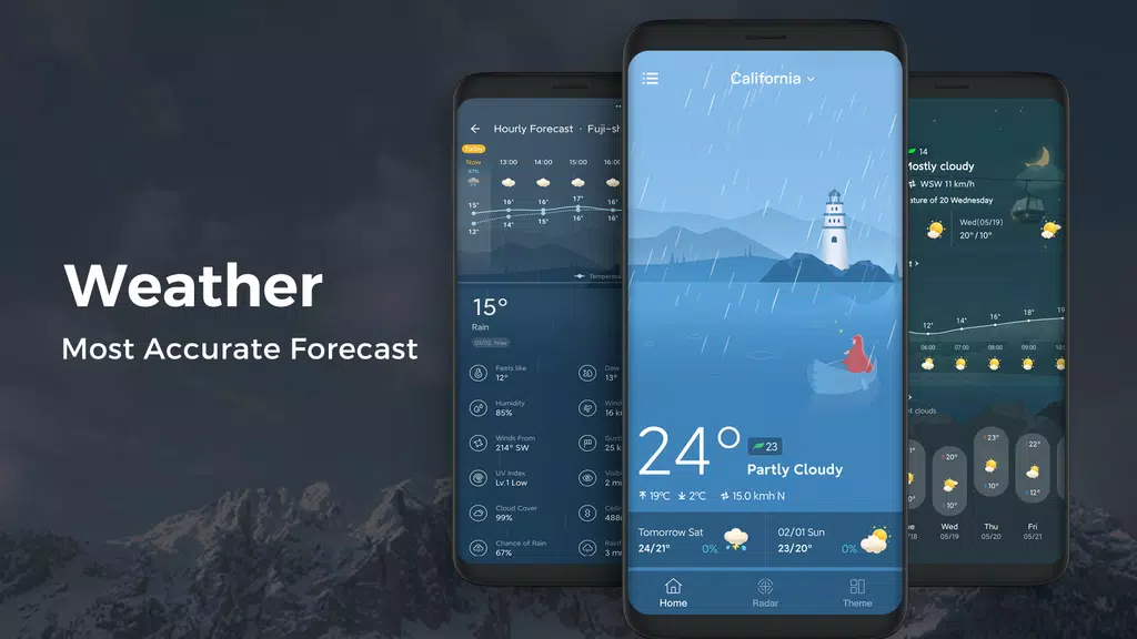 Local Radar Weather Forecast स्क्रीनशॉट 0