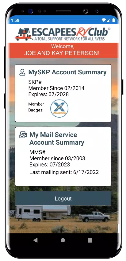 Escapees RV Club Mobile App应用截图第0张