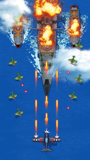 空軍1945：射擊飛機街機遊戲屏幕截圖1