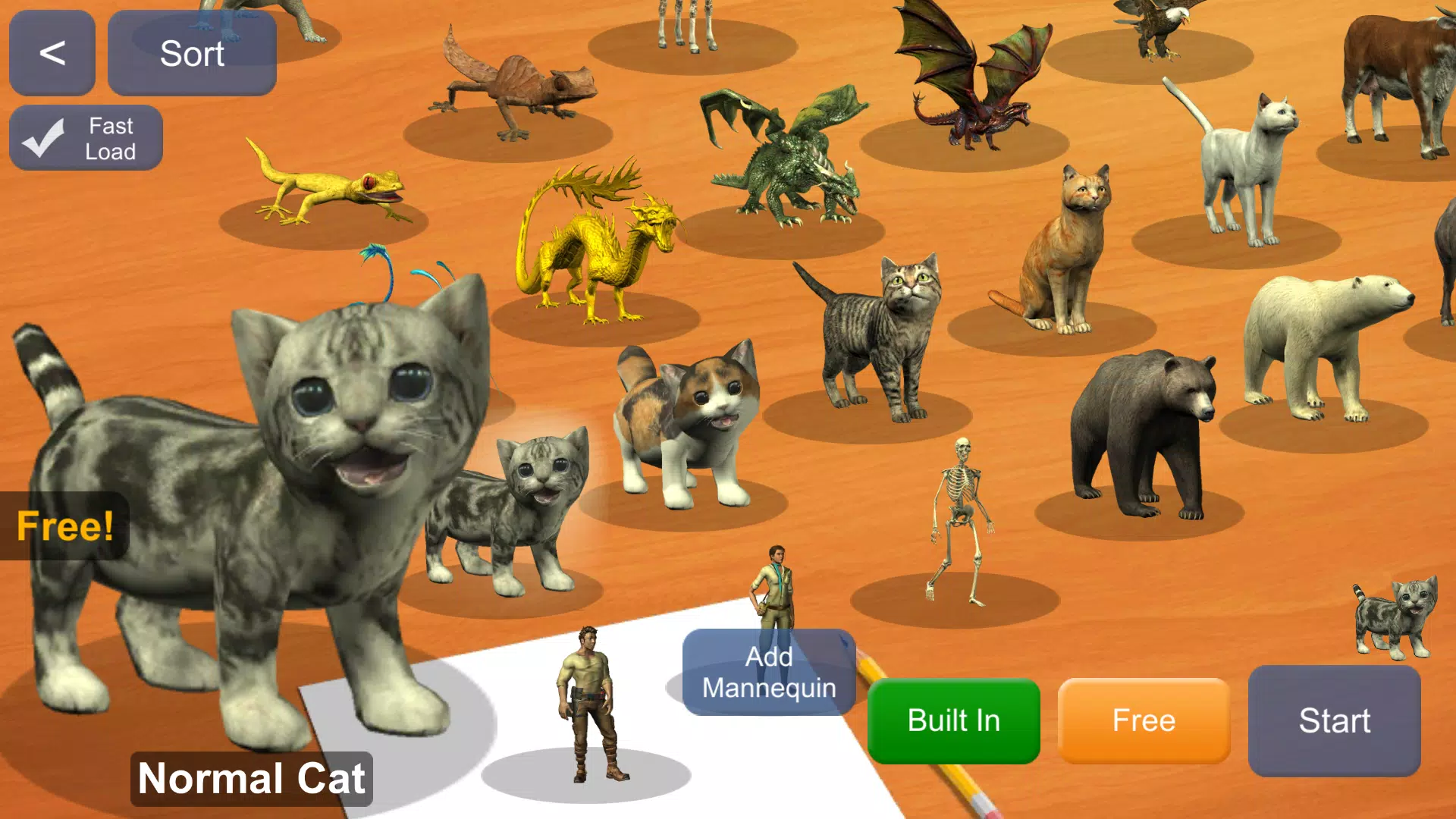 Screenshot 3D Mannequins 0