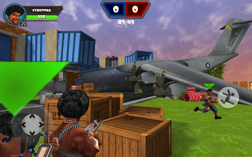 Airport Clash 3D - Minigun Sho captura de pantalla 1