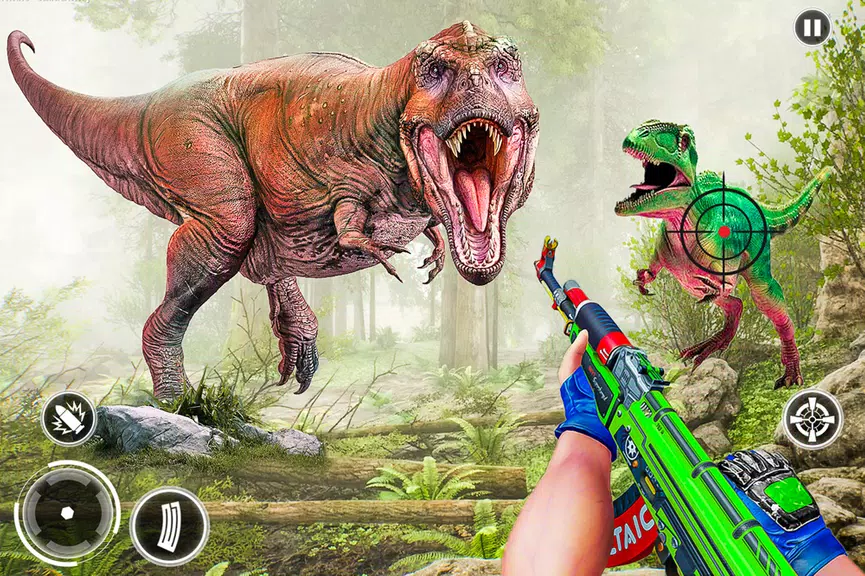 Super Dino Hunting Zoo Games ကိုဖန်သားပြင်0