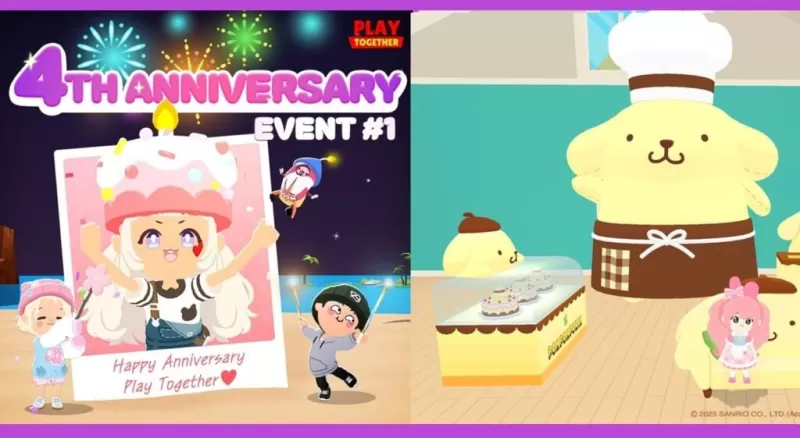 Main Bersama Tanda Ulang Tahun ke -4 dengan Acara Pompompurin Café