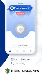 VPN Turkmenistan - Get TM IP Schermafbeelding 1