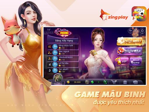 Poker VN ZingPlay ( Mậu Binh)屏幕截圖0