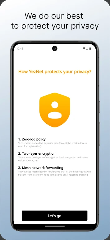 YezNet - Next generation VPN captura de pantalla 2