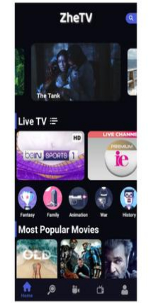 ZheTv captura de pantalla 1