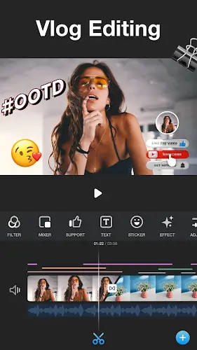 Vlog video editor maker: VlogUスクリーンショット0