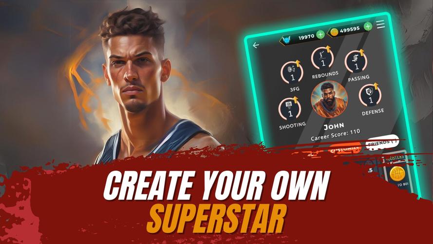 Basketball Career 24 스크린샷 0