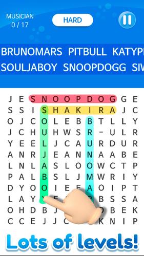 Word Search - Connect letters Скриншот 2