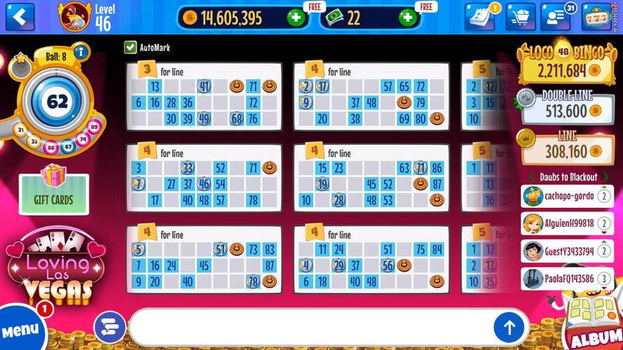 Bingo Lotto Tombola Online 스크린샷 0