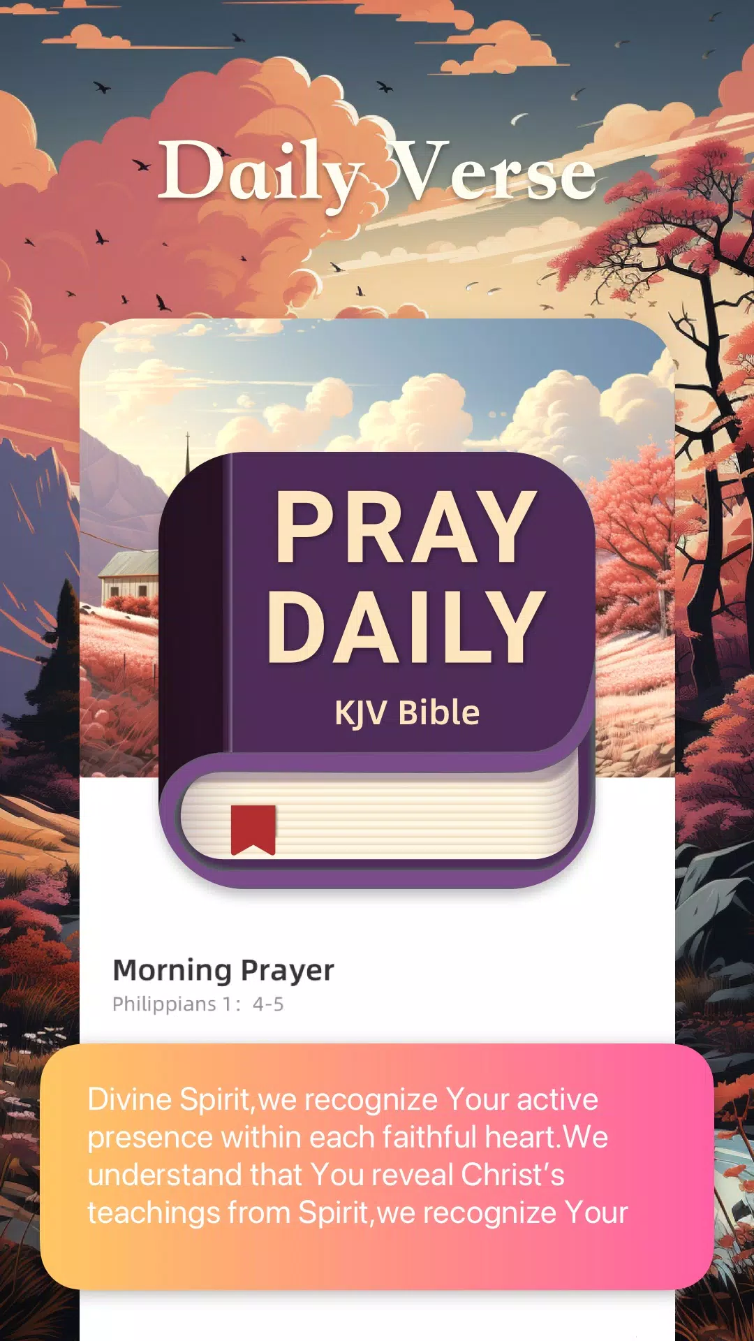 Pray Daily:KJV Bible屏幕截圖0