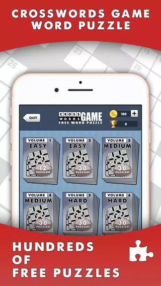 Crosswords Puzzle - Word Game स्क्रीनशॉट 1