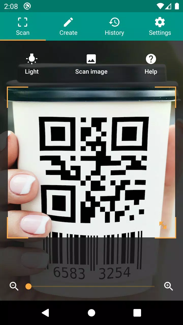 QR & Barcode Scanner (Deutsch) Screenshot 0