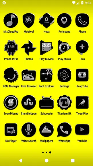 Black Icon Pack экрана 2