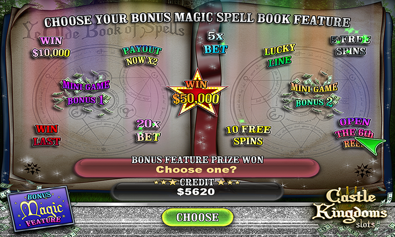 Castle Kingdoms Magic Dragon Legend Slots FREE screenshot 2