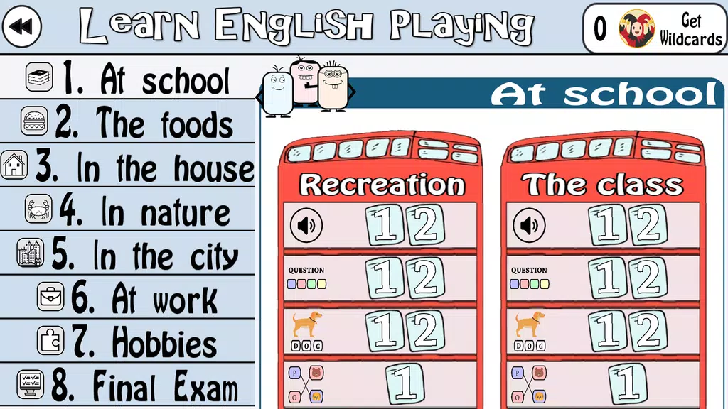 Learn English by Playing ekran görüntüsü 1