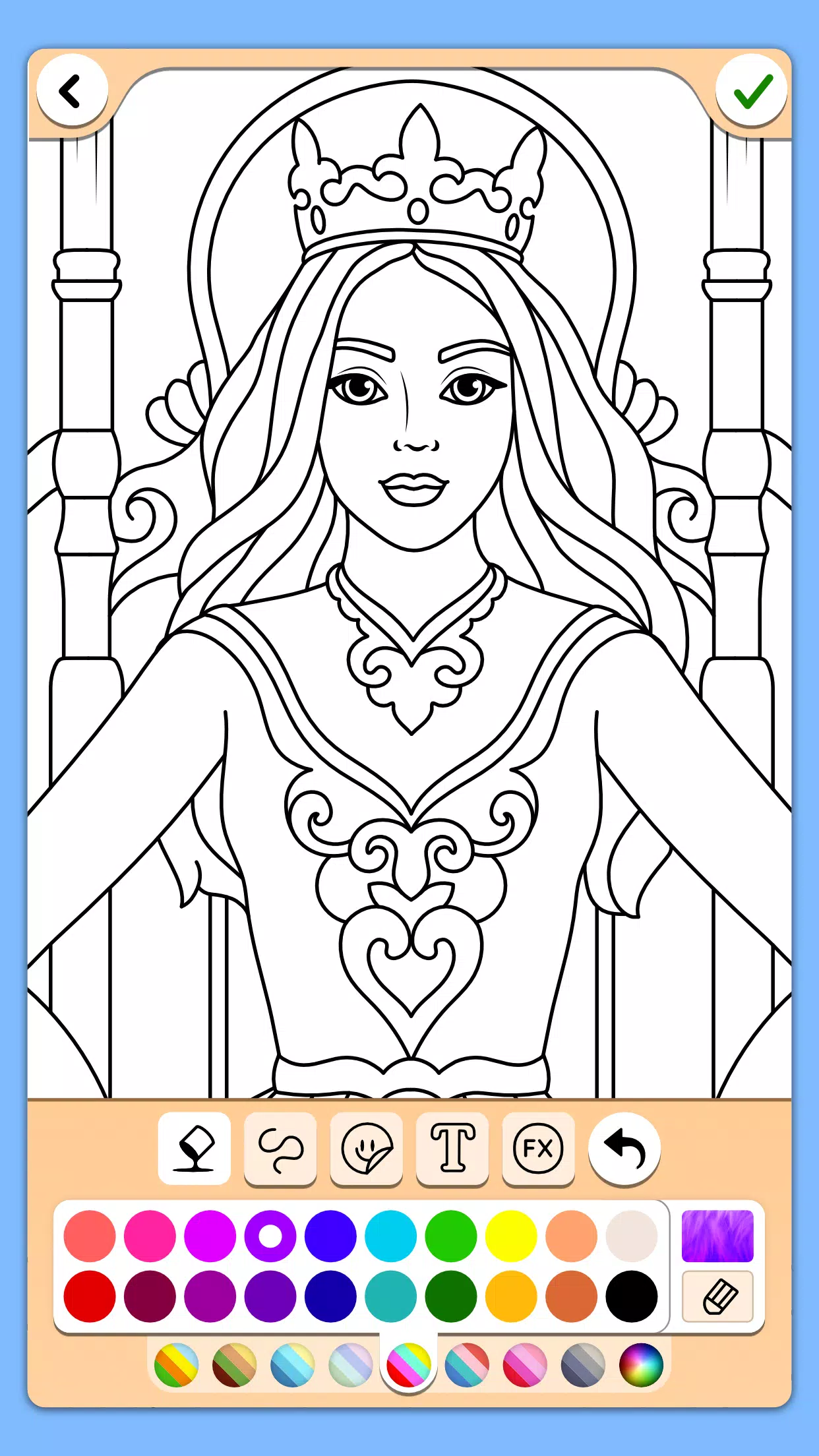 Princess Coloring Game screenshot 0