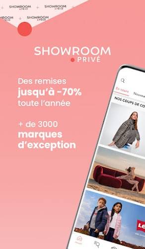 Showroomprive экрана 0