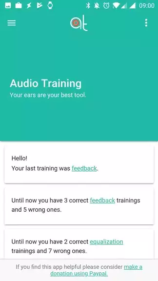 Audio Training EQ and Feedback Скриншот 0