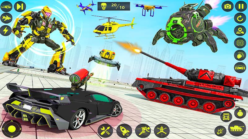 Army Tank Robot Car Games:屏幕截圖3