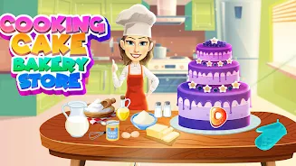 Cooking Cake Bakery Store: Sta screenshot 0