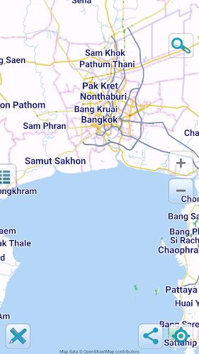 Map of Thailand offline screenshot 0