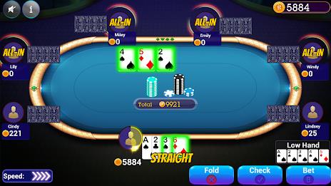 Omaha Poker Offline Captura de tela 2