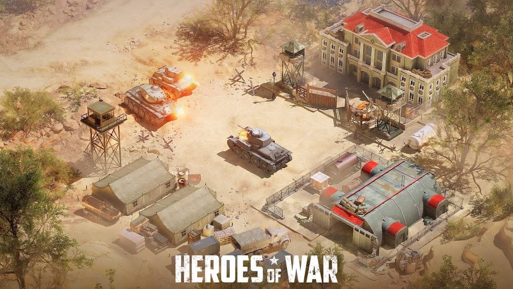 Heroes of War: Idle army game Modスクリーンショット2