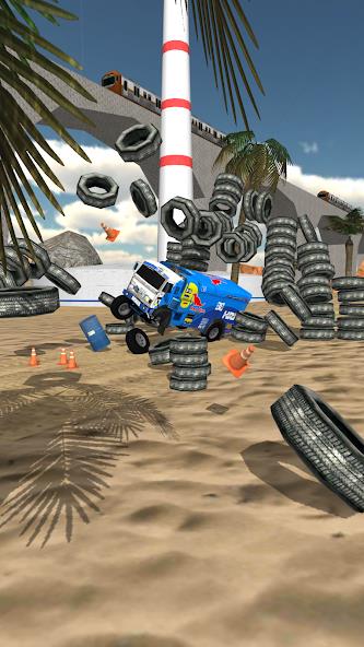 Stunt Truck Jumping Mod ảnh chụp màn hình 2