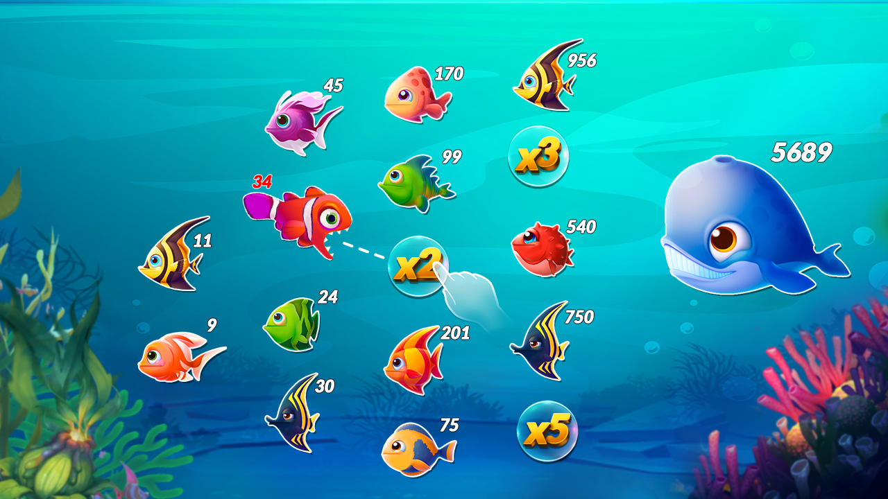 Big Eat Fish Games Shark Games zrzut ekranu 2