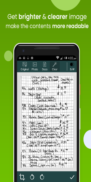 Clear Scan - PDF Scanner App captura de pantalla 0