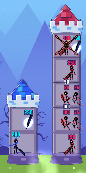 Hero Castle War: Tower Attack captura de pantalla 1