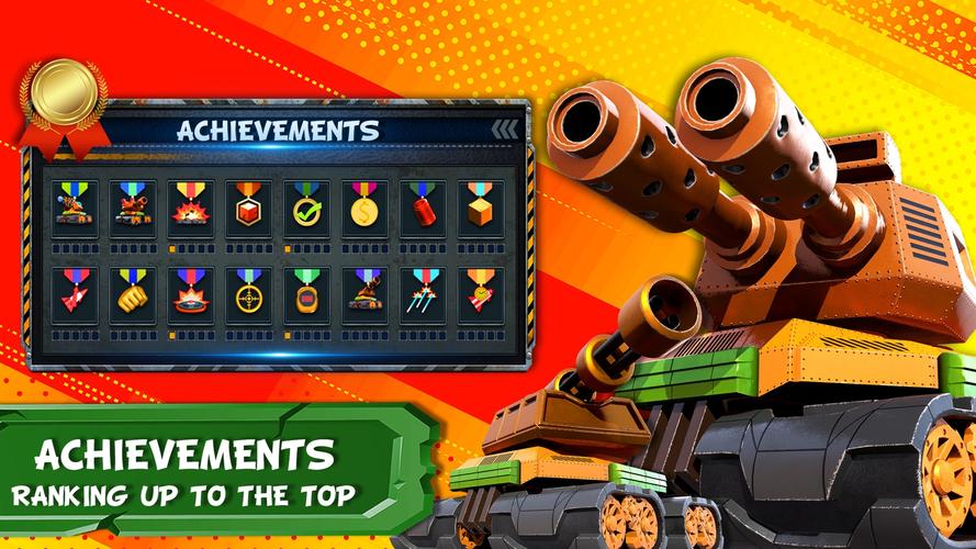 Tank Battles 2D captura de pantalla 2
