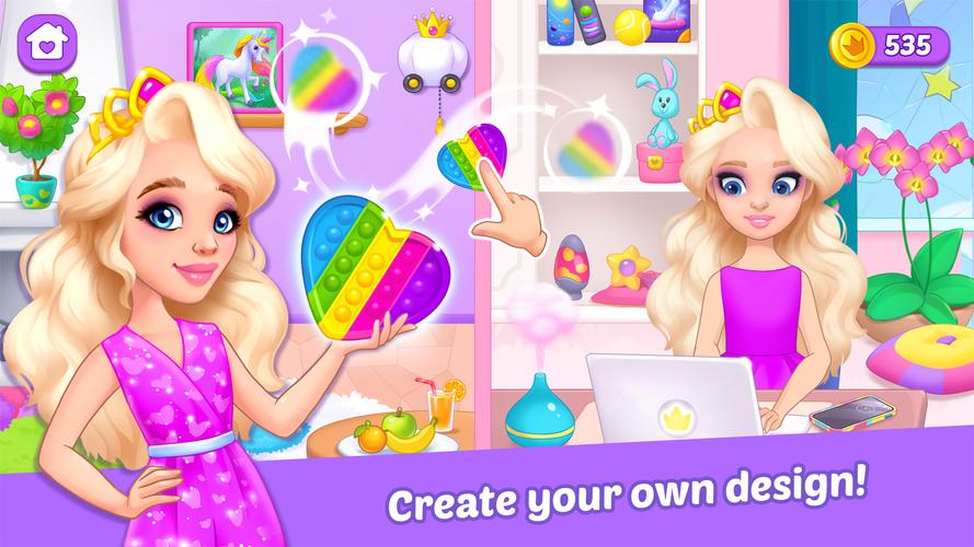 Princess girl paper House game ကိုဖန်သားပြင်3