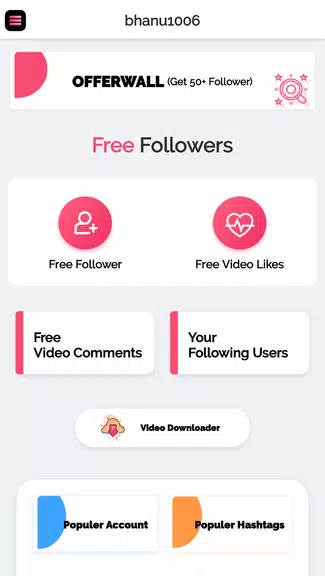 Get fans for tik likes tok - likes & followers屏幕截圖1