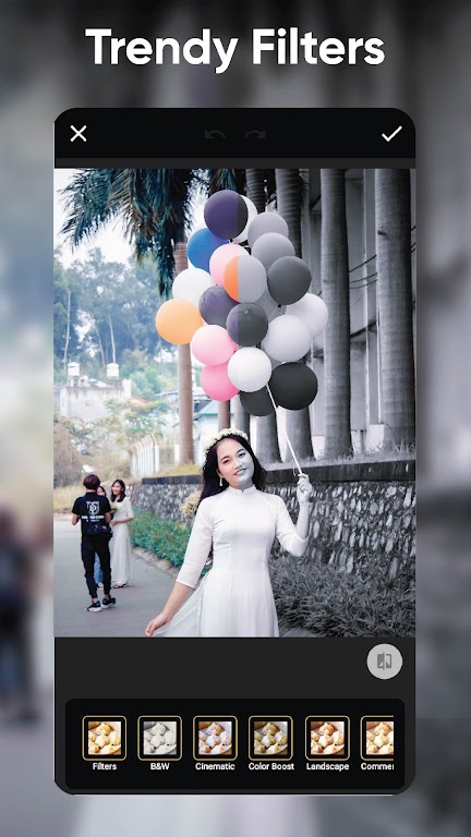 B623 Camera & AI Photo Editor Mod ekran görüntüsü 1