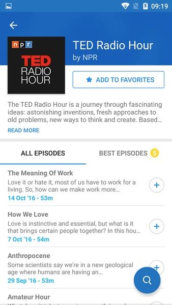 Podcast App screenshot 2