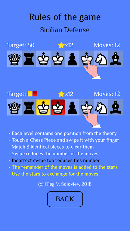 Chess Match-3: Sicilian ကိုဖန်သားပြင်2